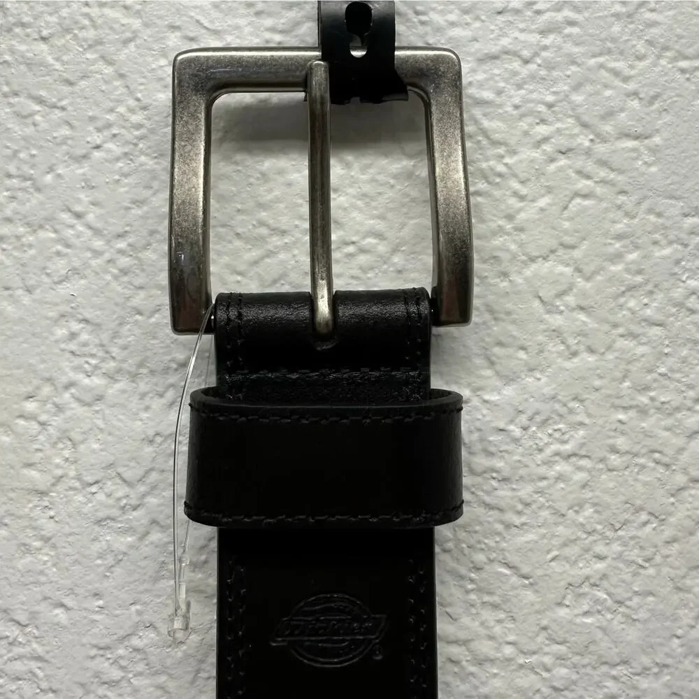 NWT! Dickies Genuine Leather Work Wear Men’s Size Small (30-32) Black Belt, K641